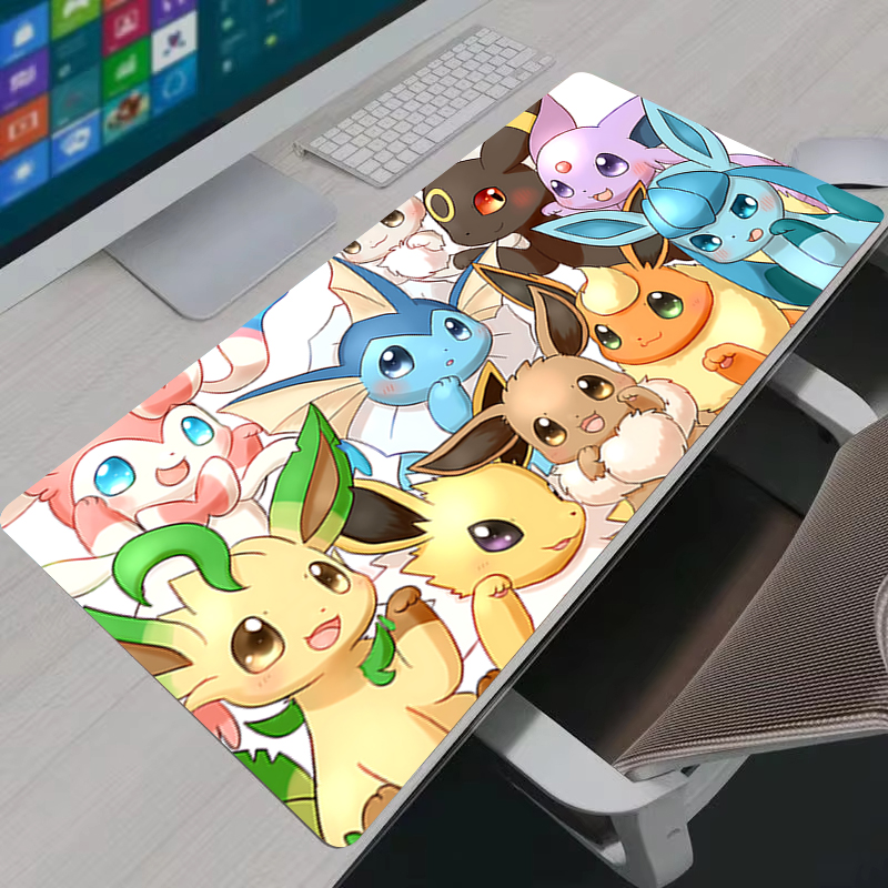 Pc Gaming Used - Mouse Pad XXL Jolteon Anime Kawaii