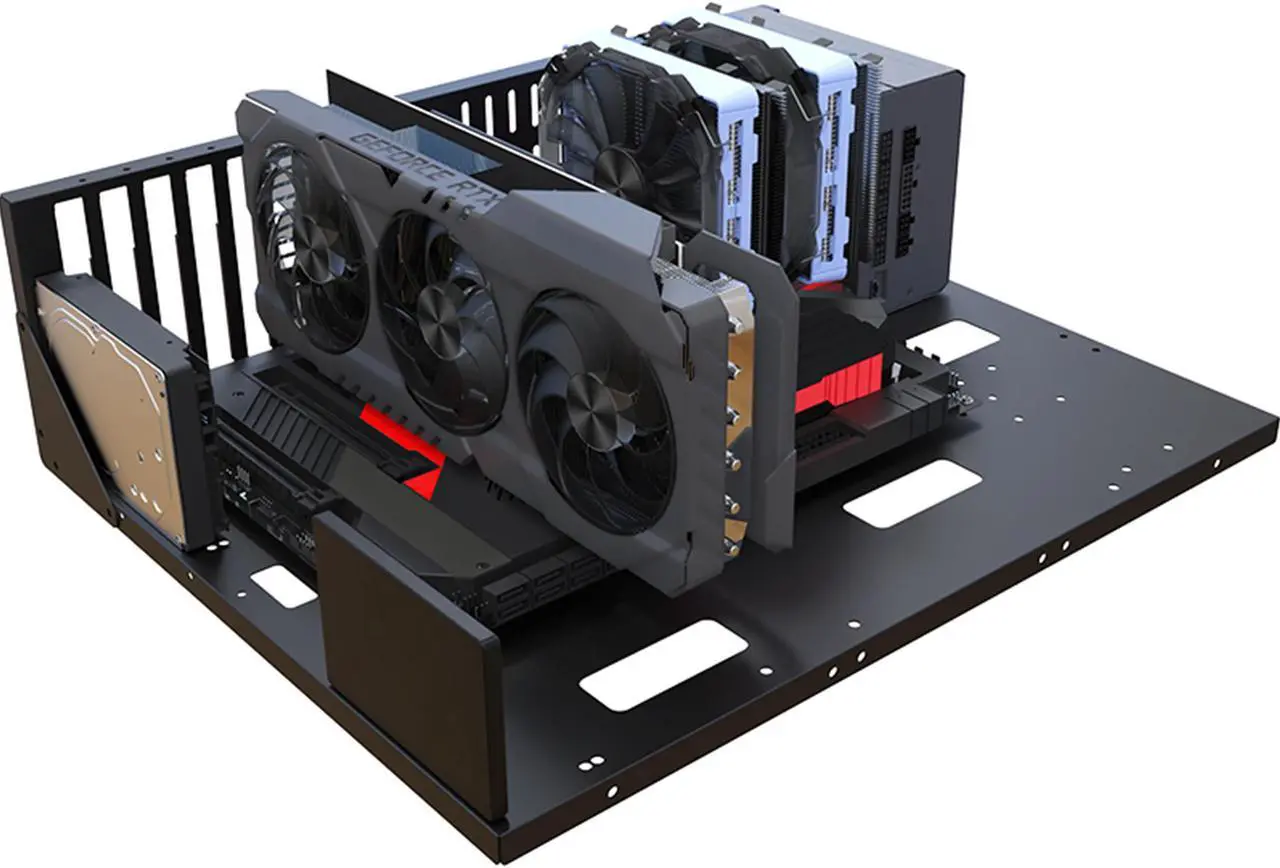 Pc Gaming Test - Open Chassis Rack, EATX ATX MATX
