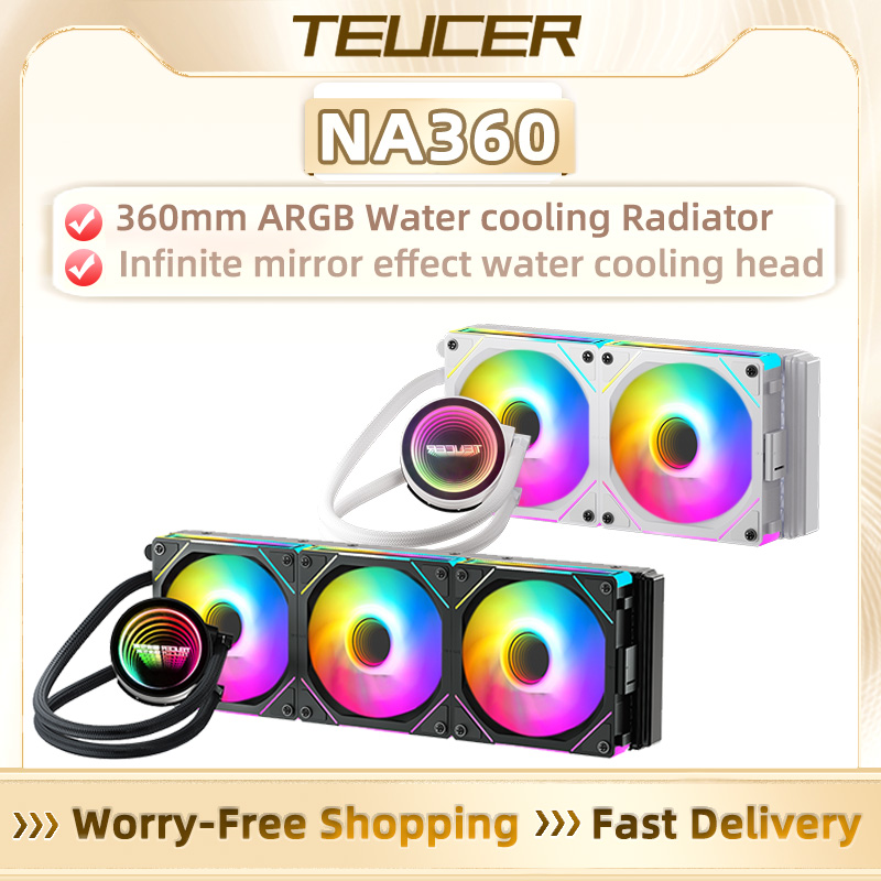Pc Gaming Liquid Cooling - TEUCER 360MM All-in-One ARGB CPU Liquid