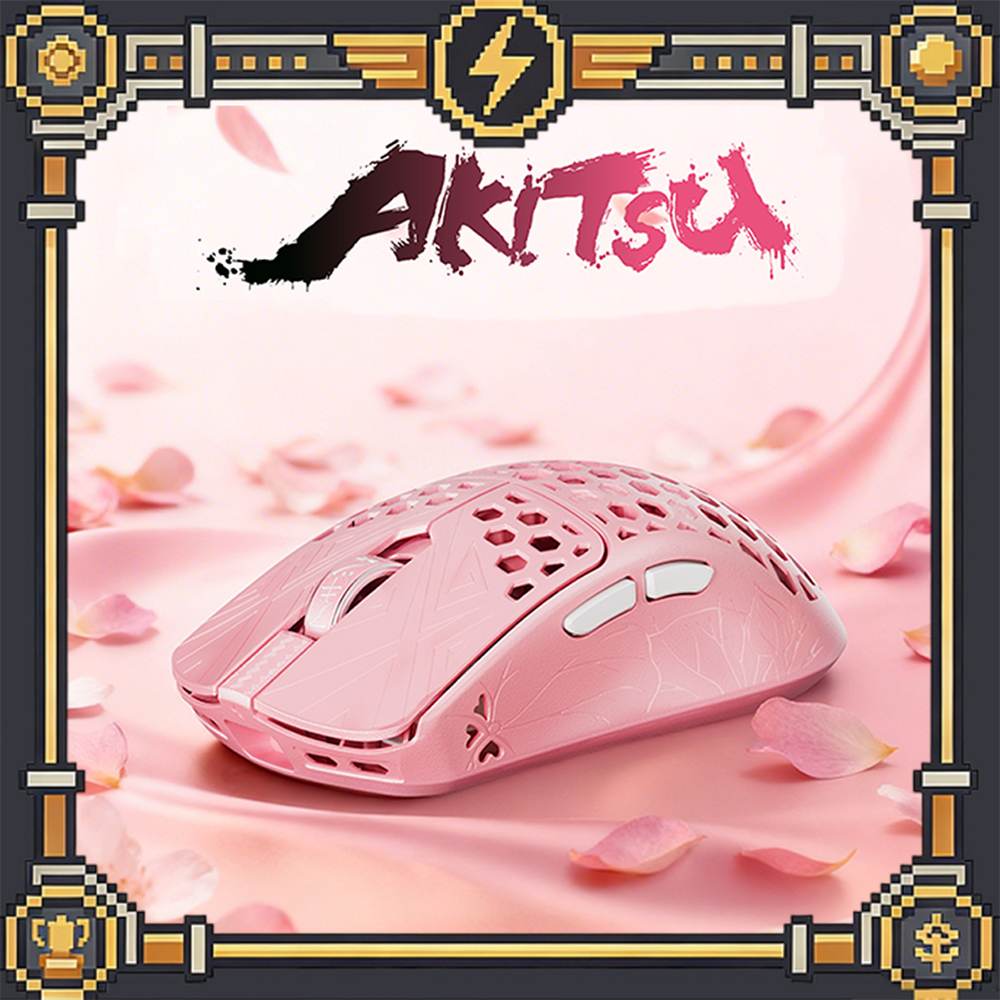Pc Gaming Valorant - Vancer Akitsu Pink Carbon Fiber Mouse