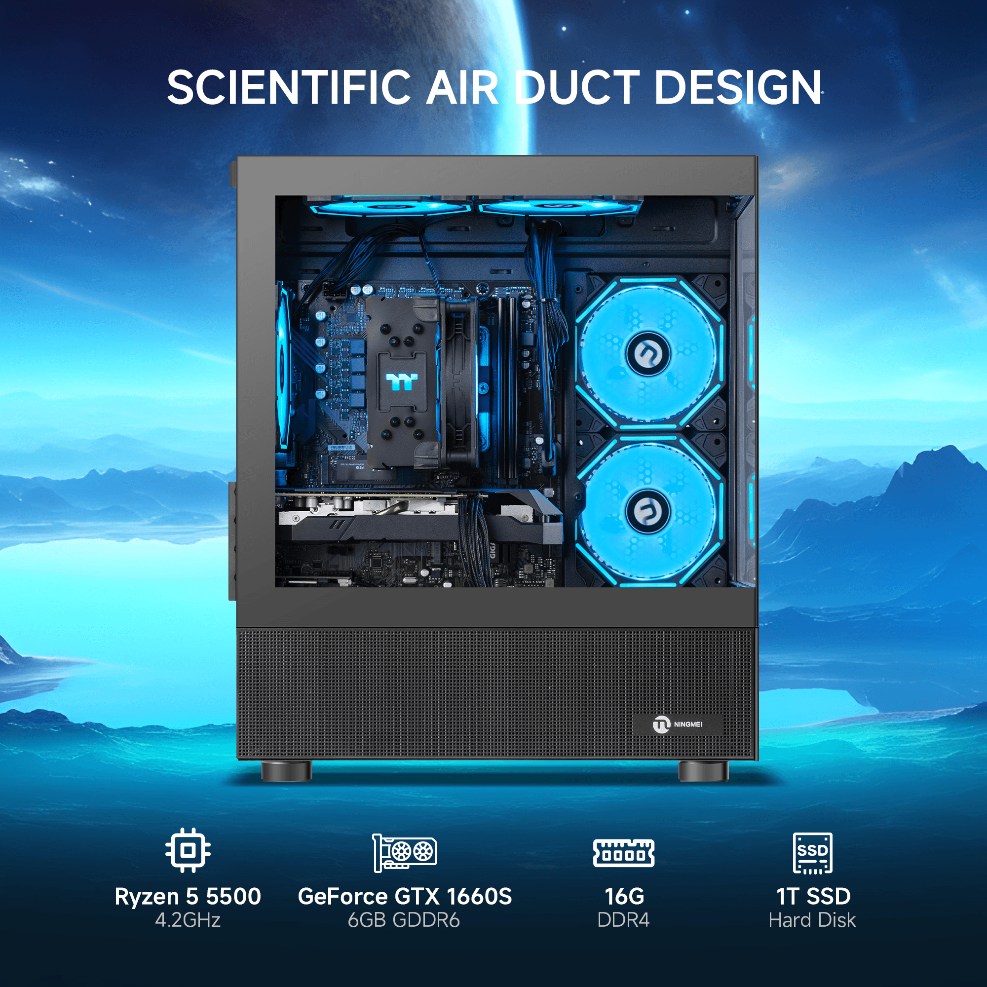 Pc Gaming Gtx 1660 - Ningmei Lumishore Gaming Pc Amd Ryzen