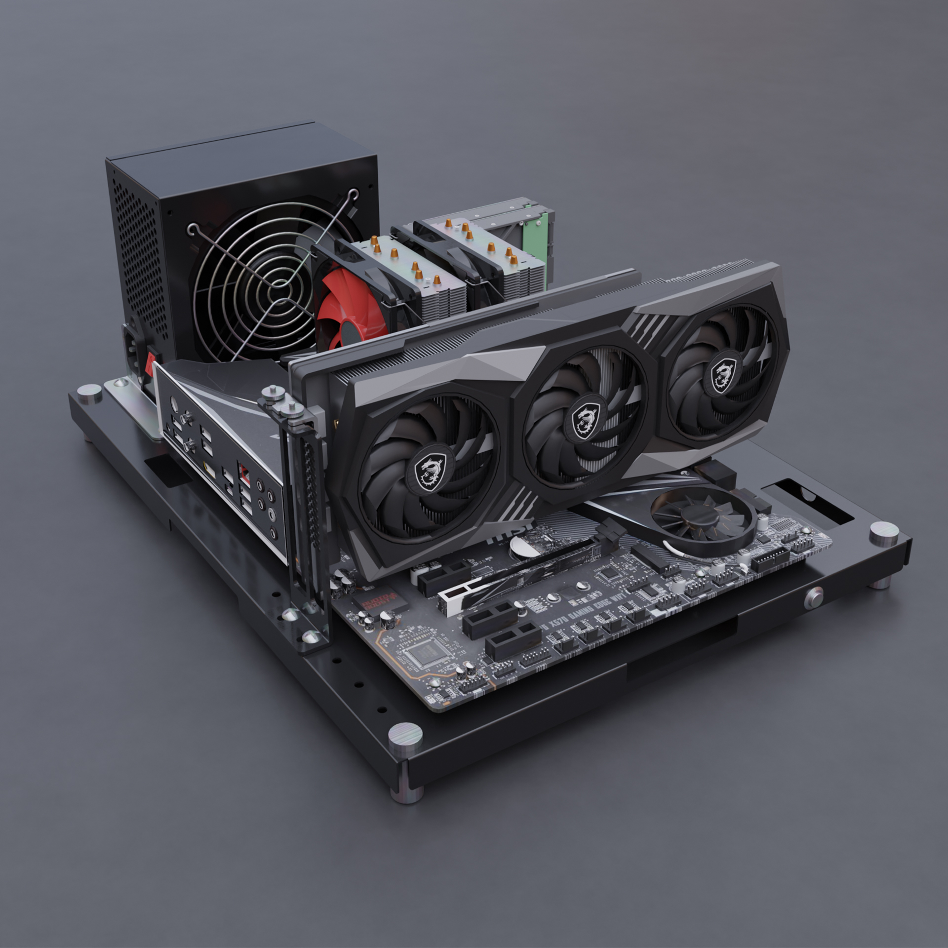 Pc Gaming Test - PC Test Bench Open Frame DIY