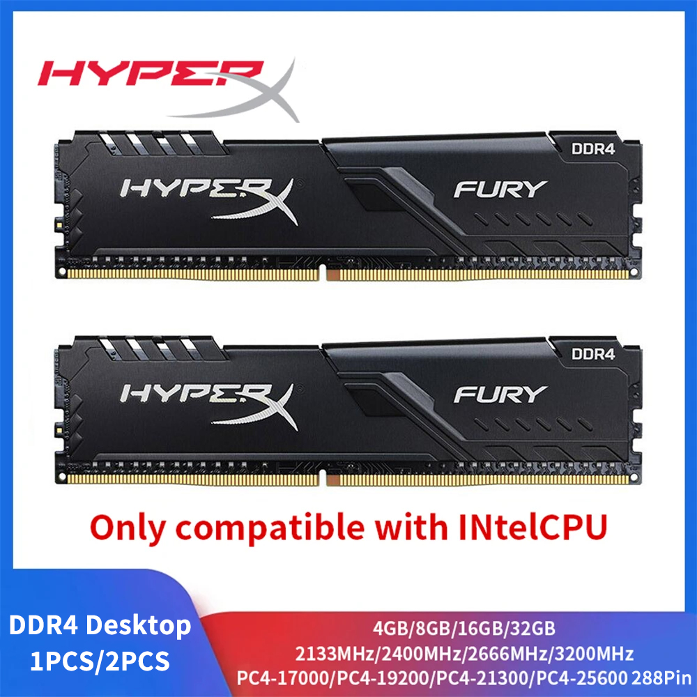 Pc Gaming Gtx 1660 - HyperX Fury Memoria DDR4 8GB 16GB
