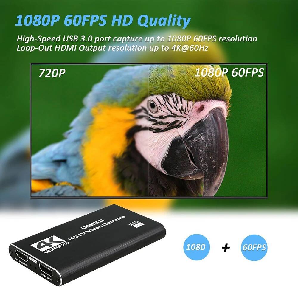 4K HDMI-Compatible to USB 3.0  - Pc Gaming Games reseña y precio