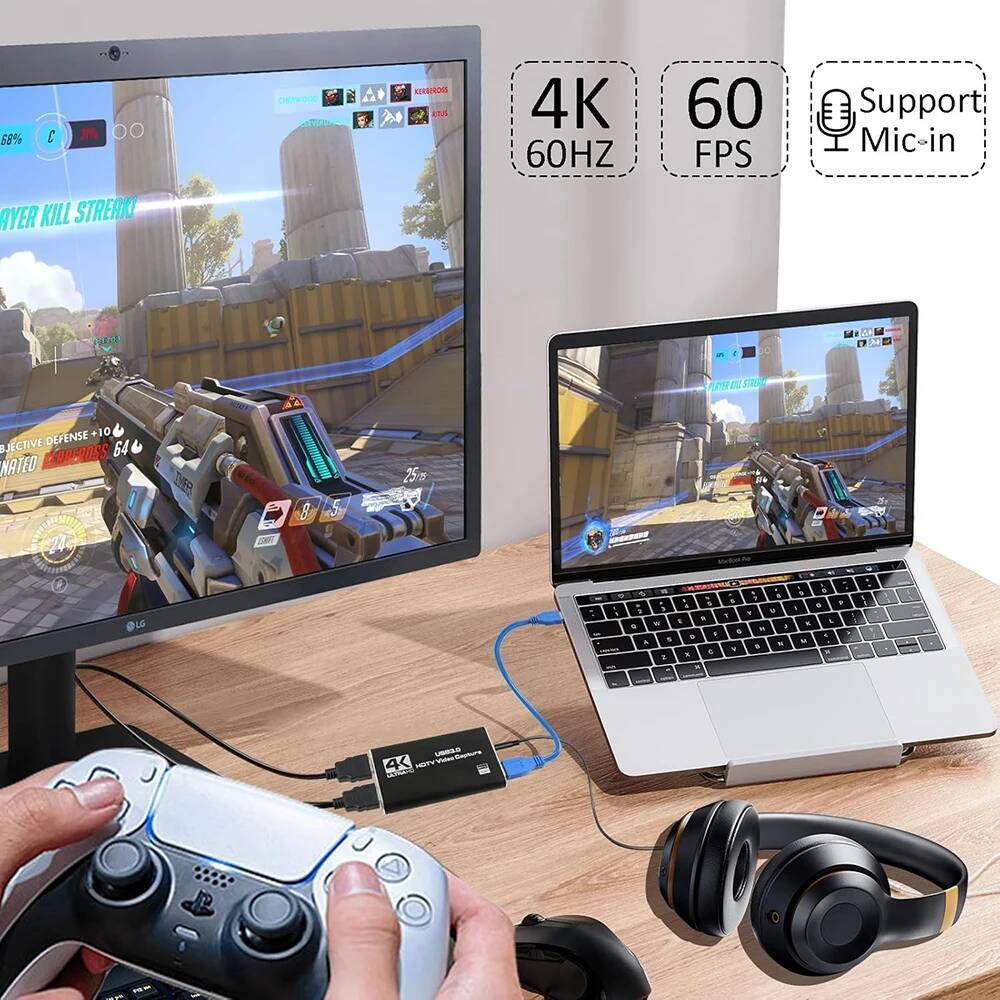 4K HDMI-Compatible to USB 3.0  - Pc Gaming Games reseña y precio