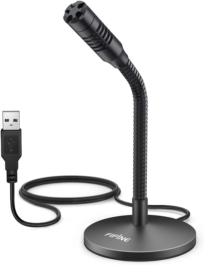FIFINE Mini Gooseneck USB Micr - Pc Gaming Discord reseña y precio