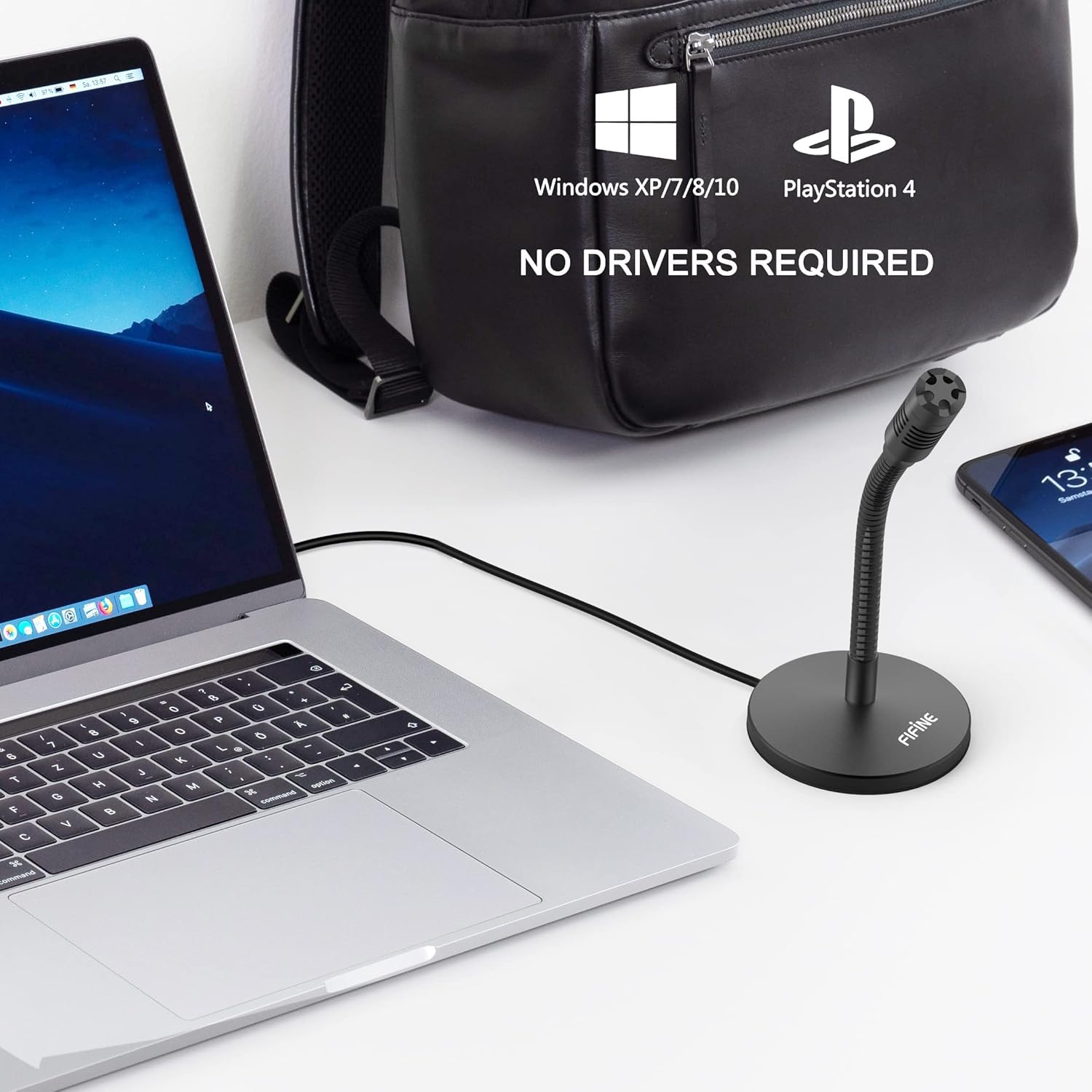 FIFINE Mini Gooseneck USB Micr - Pc Gaming Discord reseña y precio