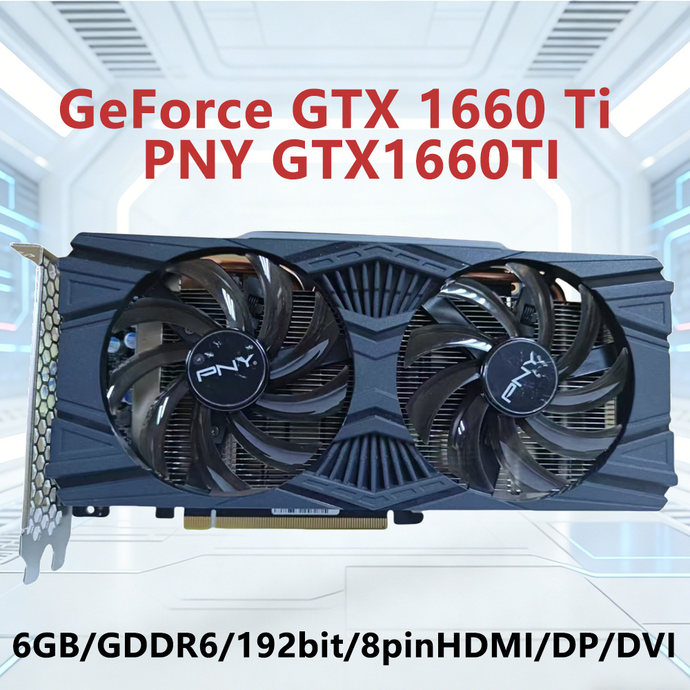 PNY GeForce GTX 1660 Ti 6GB GD - Pc Gaming Gtx 1660 reseña y precio