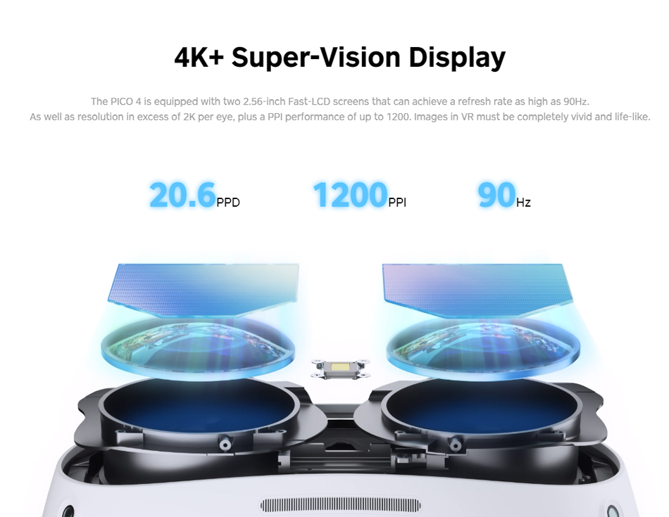 Pico 4 VR Headset RTS 8G 128G  - Gaming Headset reseña y precio