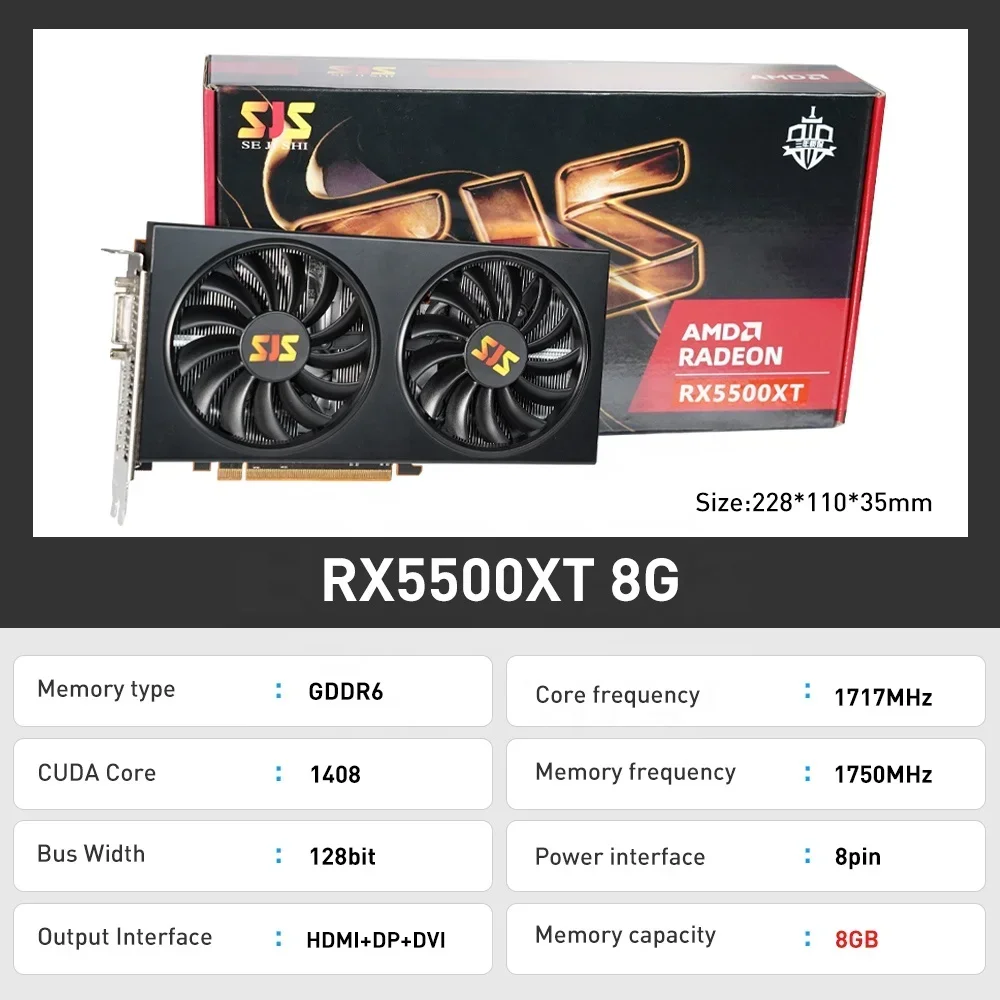 SJS RX 580 550 6600 5500 GT 73 - Pc Gaming Gtx 1660 reseña y precio