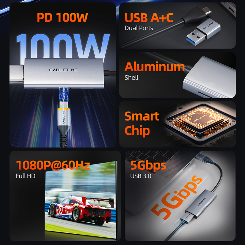 CABLETIME 4K Video Capture Car - Pc Gaming Games reseña y precio