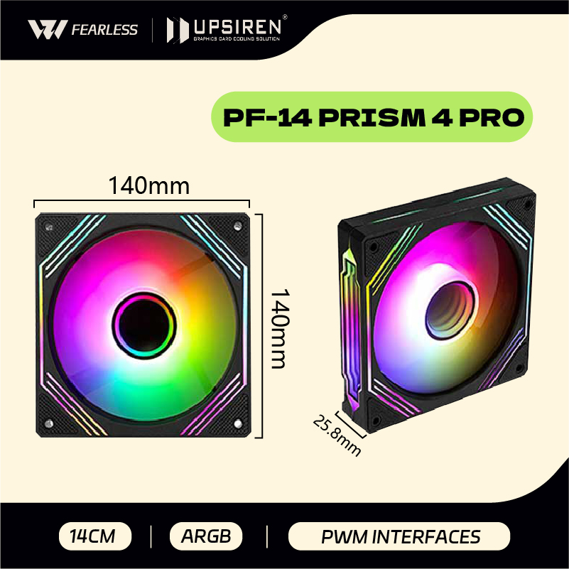 UPSIREN PF-14 PRISM 4PRO Compu - Pc Gaming Custom reseña y precio