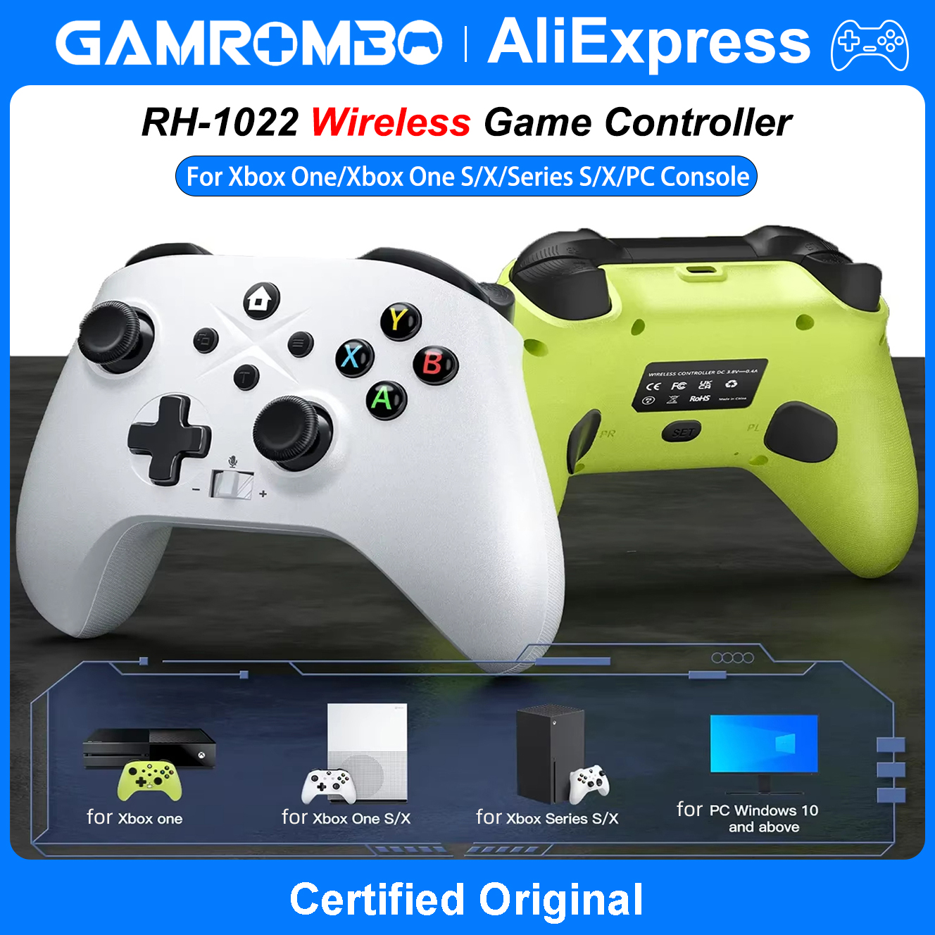 GAMROMBO Game Controller for X - Pc Gaming Windows 7 reseña y precio