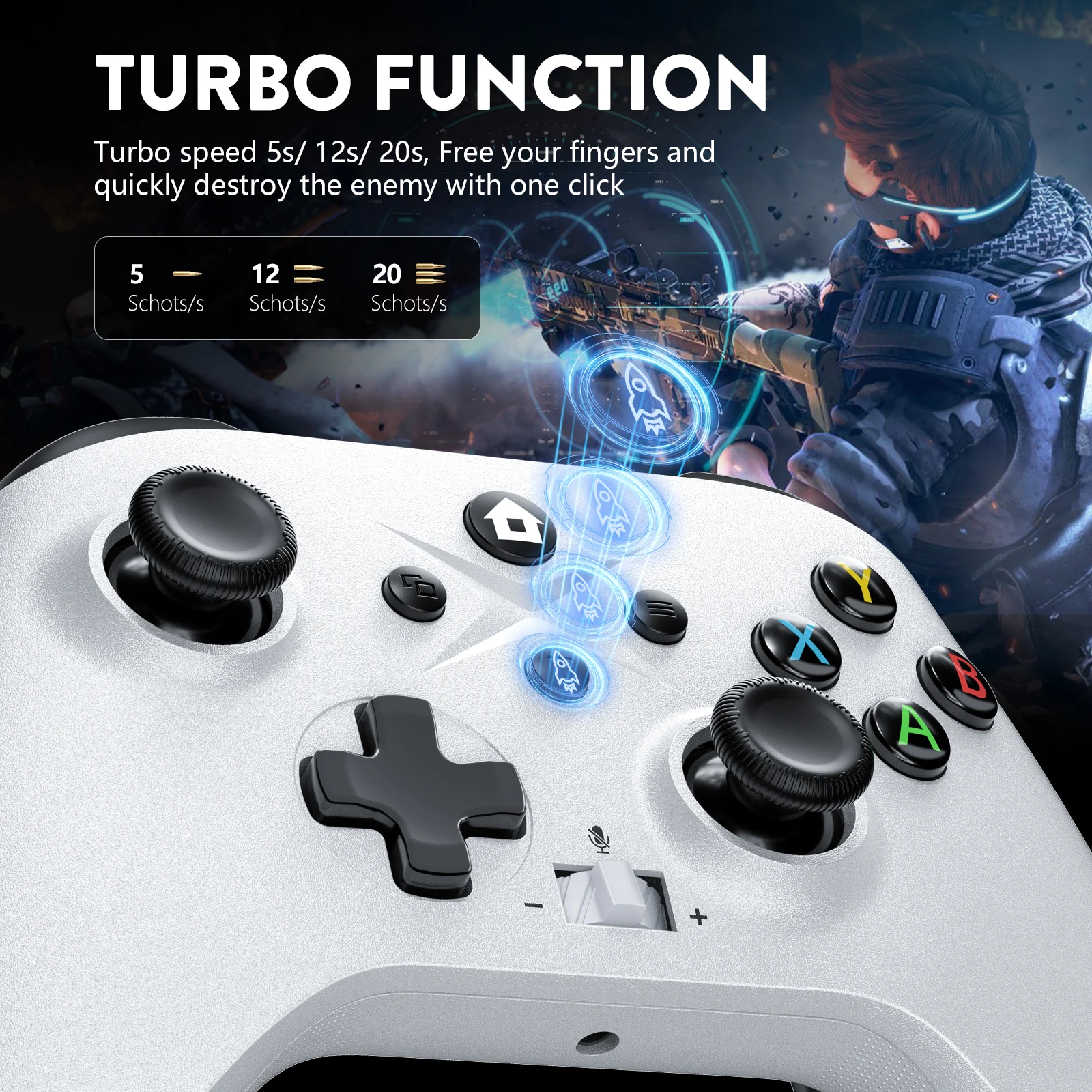 GAMROMBO Game Controller for X - Pc Gaming Windows 7 reseña y precio