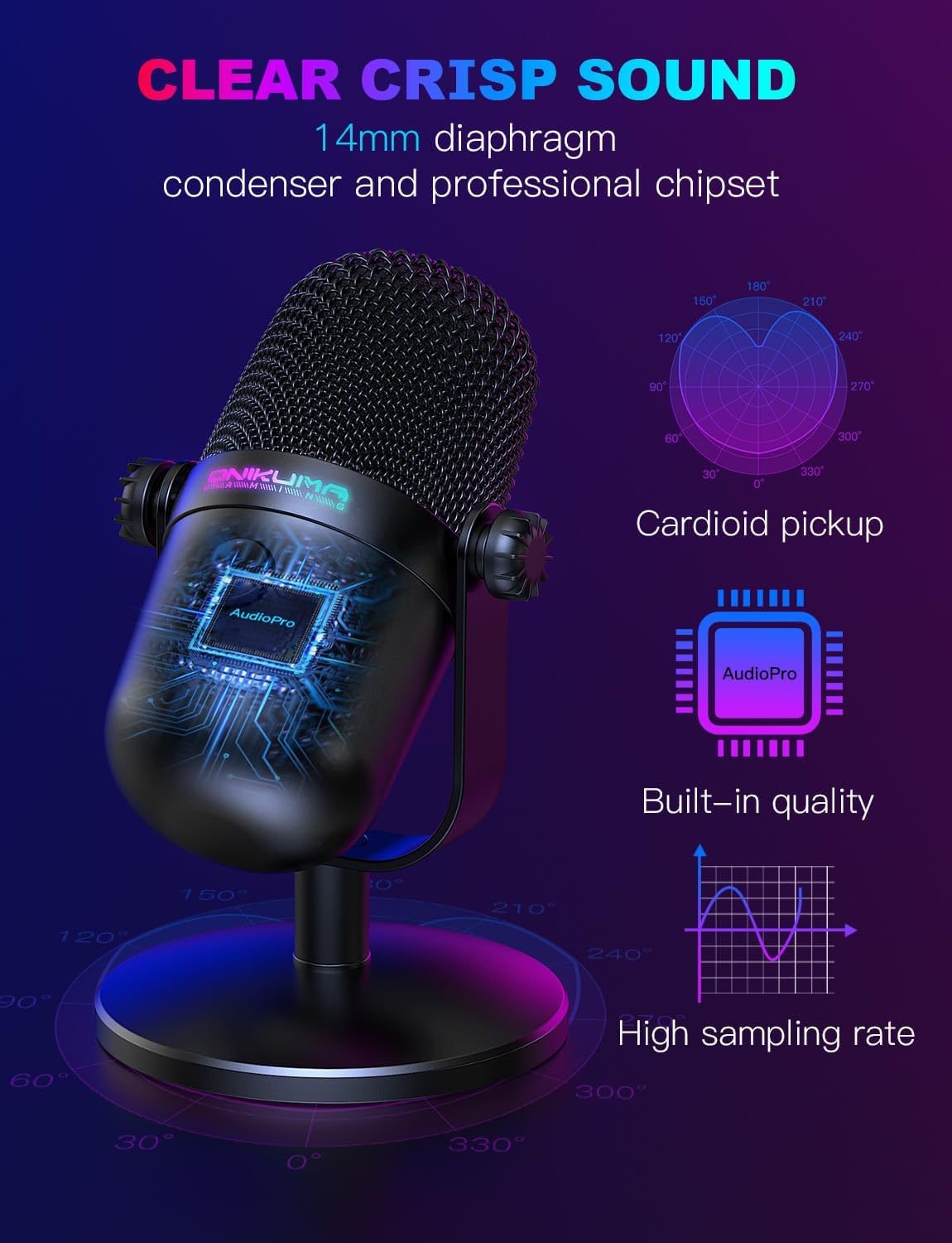 Gaming Microphone with Noise C - Pc Gaming Discord reseña y precio