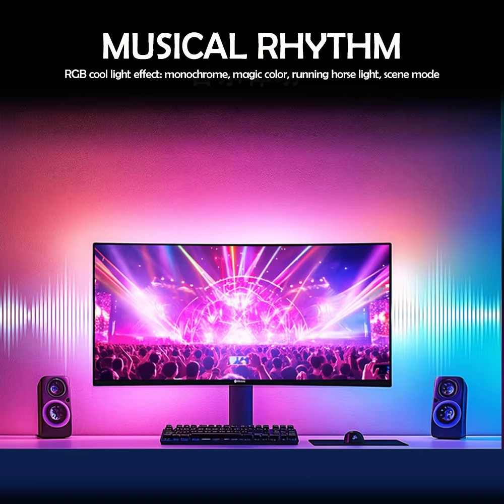 RGB Gaming Lights Strip Monito - Pc Gaming Games reseña y precio