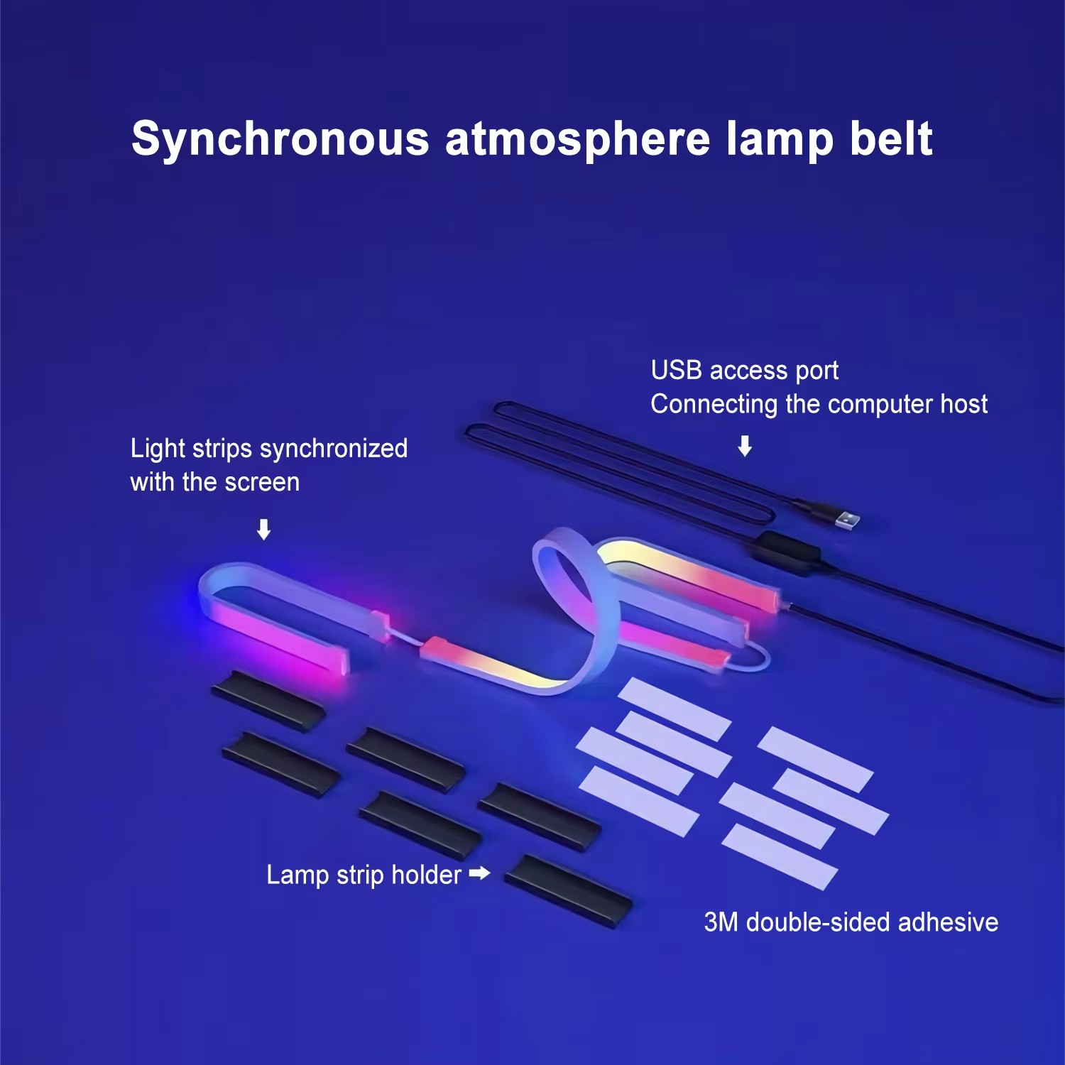 RGB Gaming Lights Strip Monito - Pc Gaming Games reseña y precio