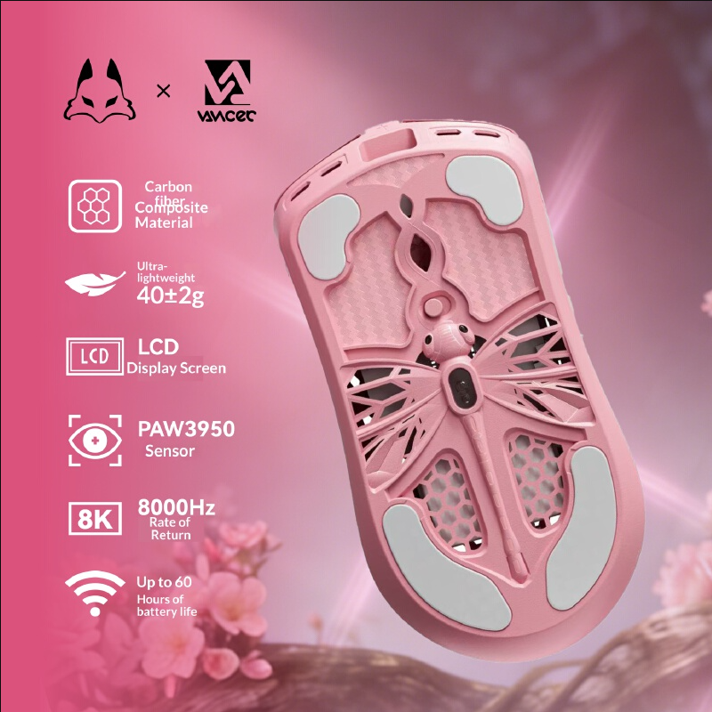 Vancer Akitsu Pink Carbon Fibe - Pc Gaming Valorant reseña y precio