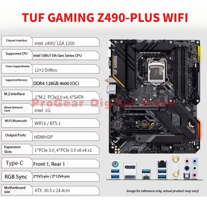 for Asus TUF GAMING Z490-PLUS  - Pc Gaming Core I5 reseña y precio