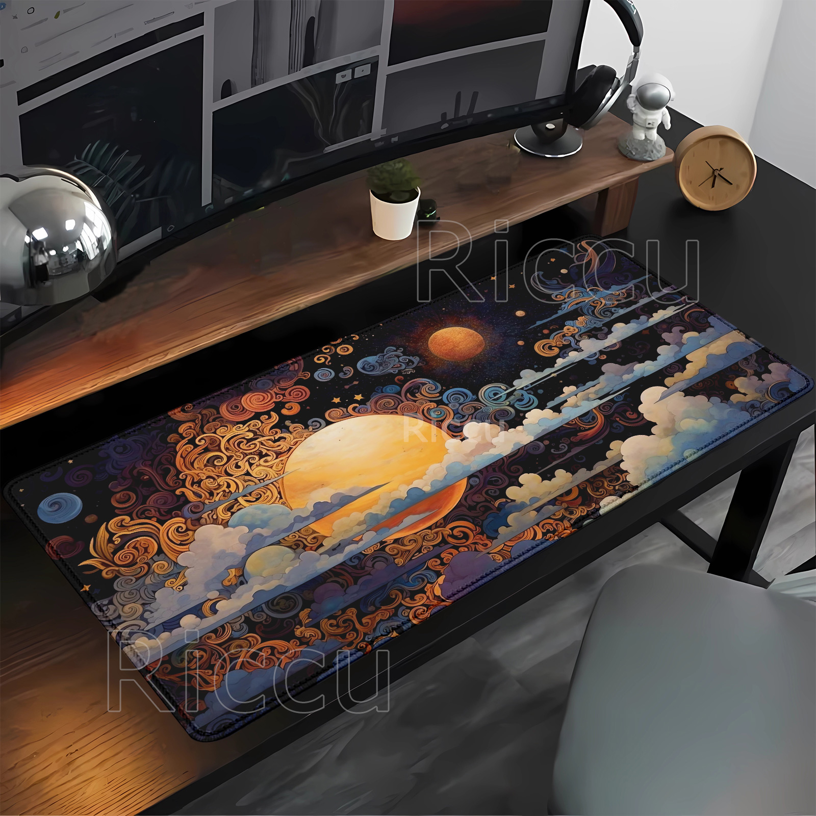 Large Mouse Pad Full moon and  - Pc Gaming Cloud reseña y precio