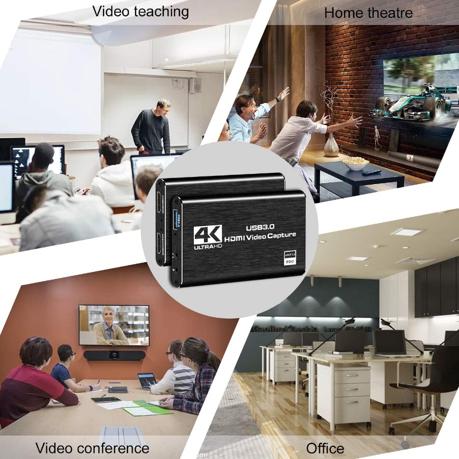 4K USB 3.0 Video Capture Card  - Pc Gaming Games reseña y precio