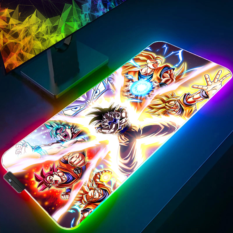 LED Mouse pad Dragon Ball Comp - Pc Gaming Games reseña y precio