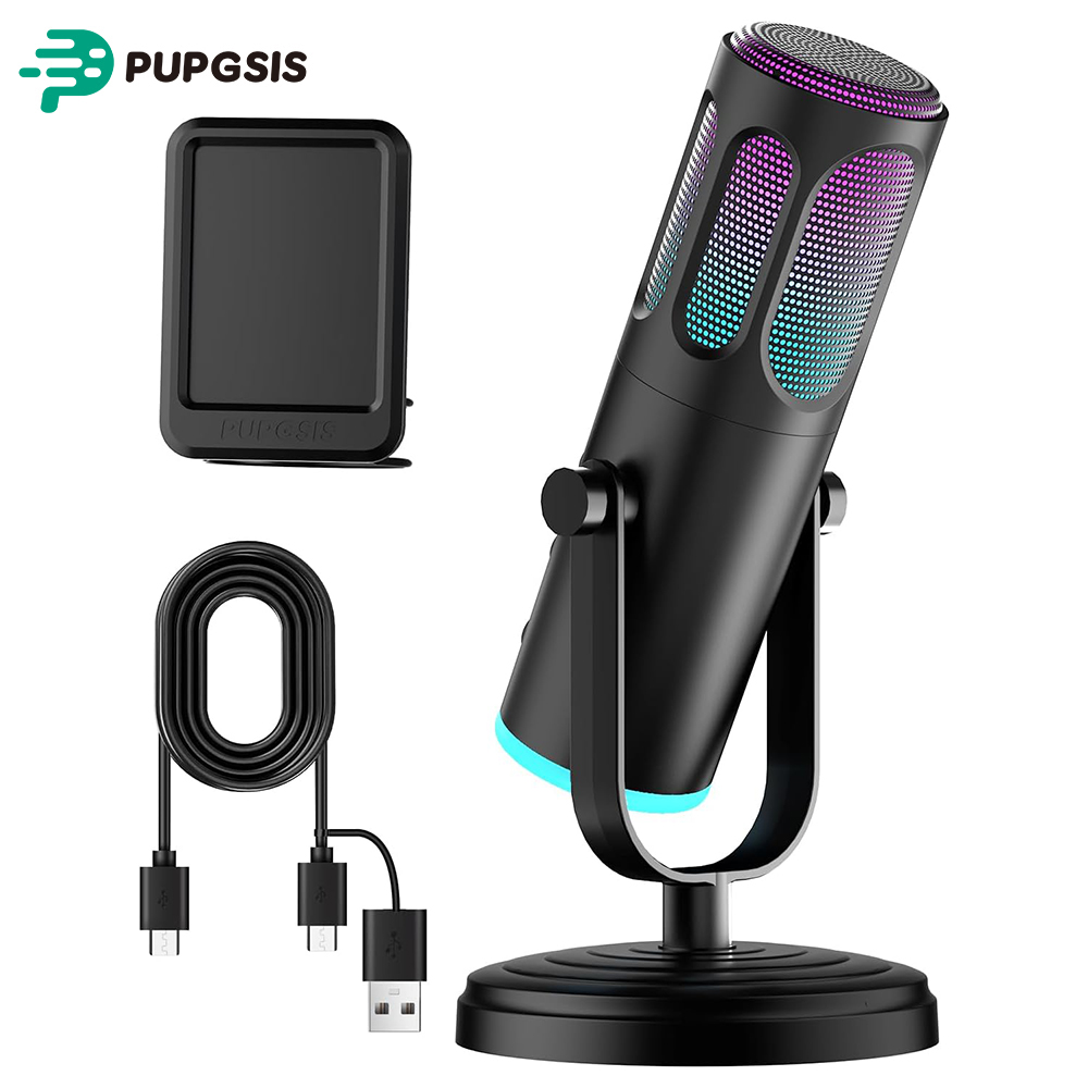 PUPGSIS USB PC Microphone, Gam - Pc Gaming Discord reseña y precio