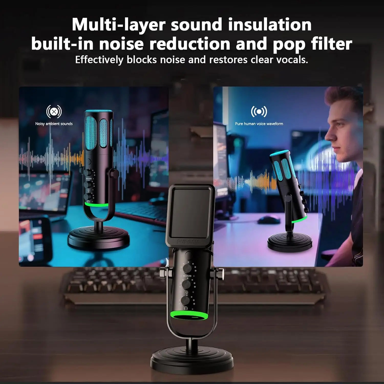 PUPGSIS USB PC Microphone, Gam - Pc Gaming Discord reseña y precio