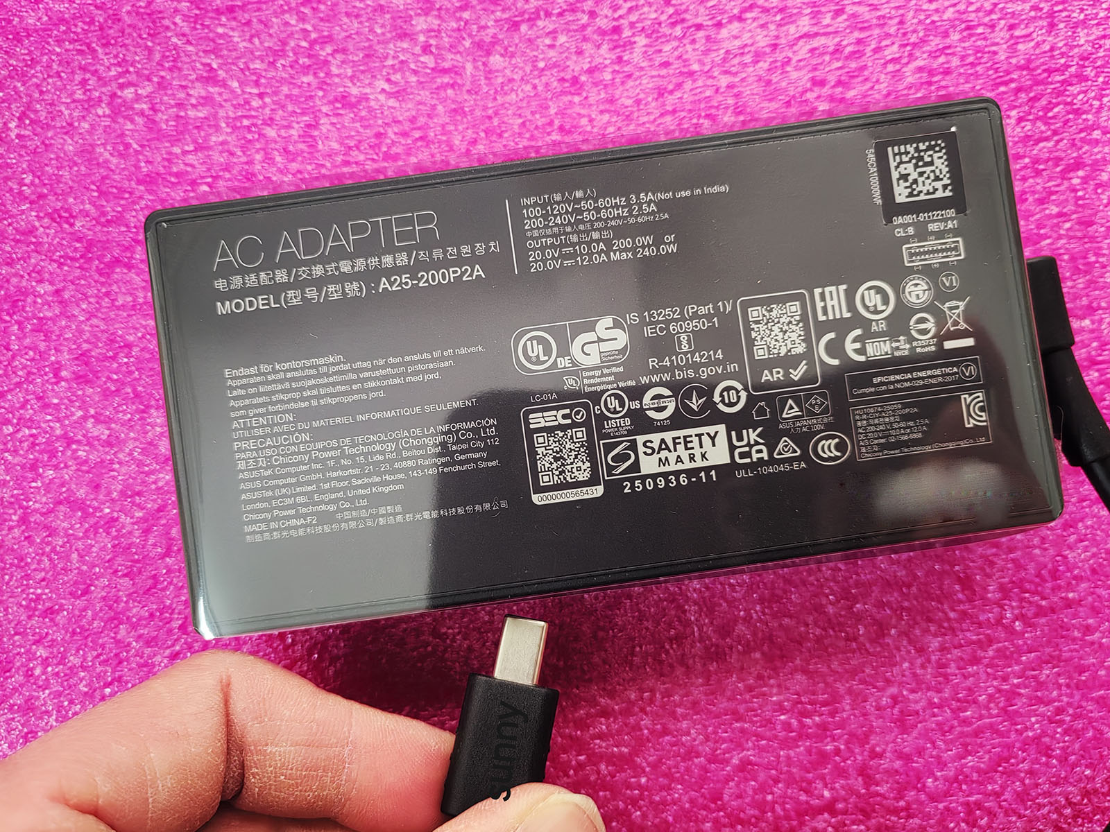 NEW OEM A25-200P2A Rectangle C - Pc Gaming Asus Rog reseña y precio