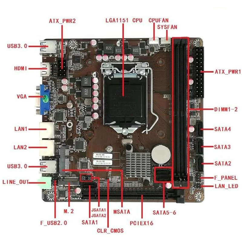 B365 Mini-ITX Motherboard LGA  - Pc Gaming Core I5 reseña y precio