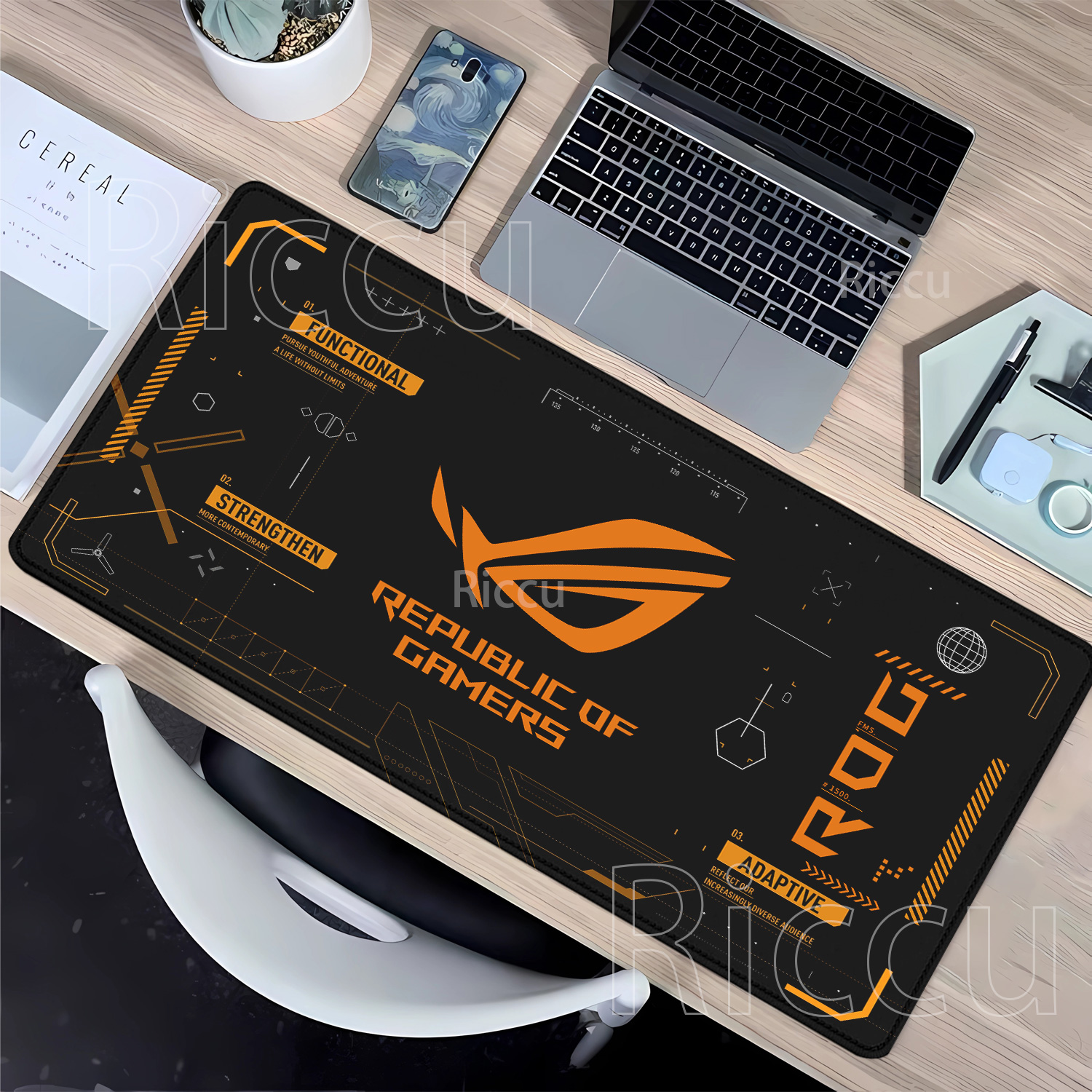 R-ROG Large Gaming Mouse Pad A - Pc Gaming Asus Rog reseña y precio