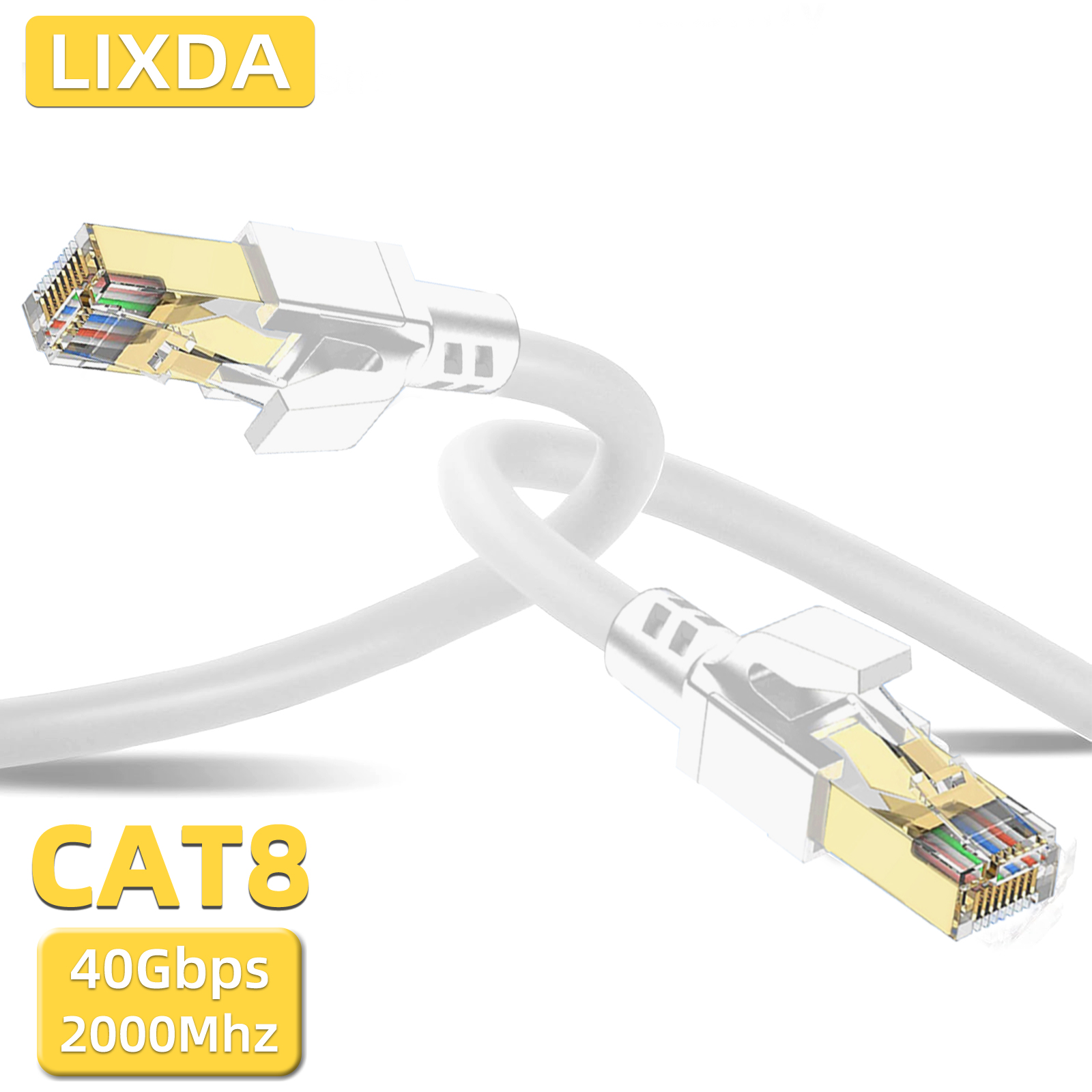 CAT8 Ethernet Cable  SSTP 40Gb - Pc Gaming Test reseña y precio