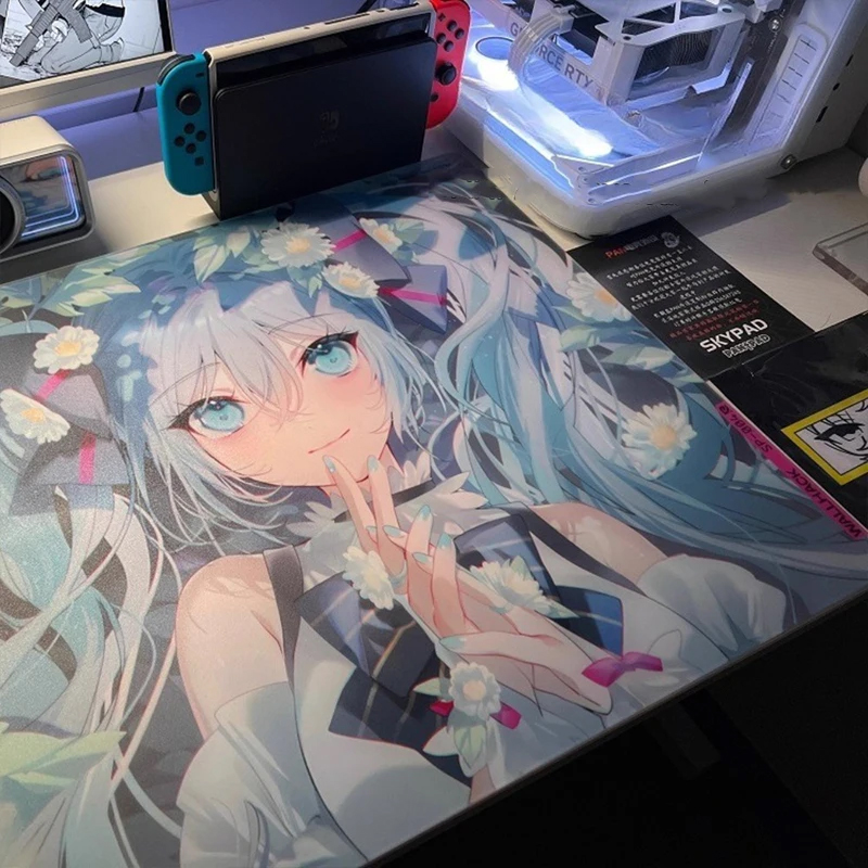 Japanese Kawaii Anime Blue Gir - Fps Gaming Mouse reseña y precio