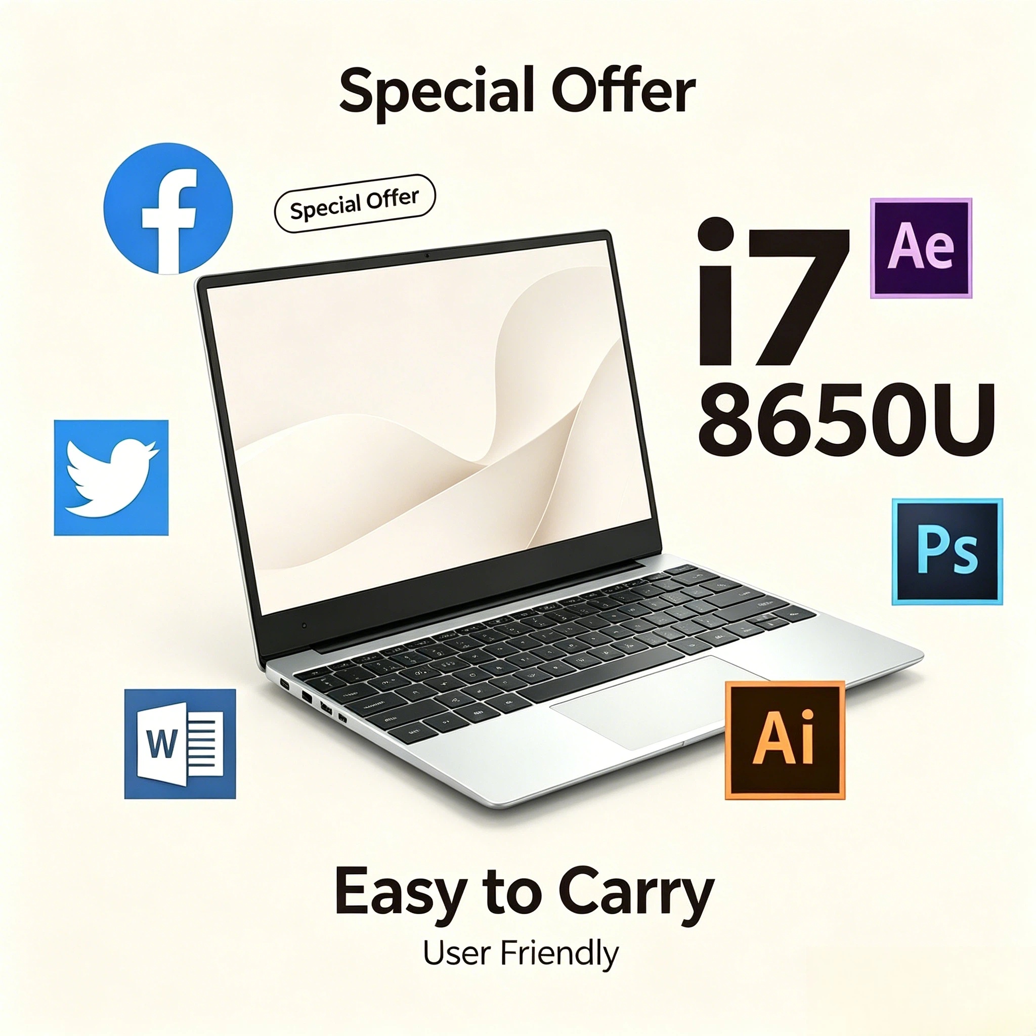 14.1 Inch Gaming Laptop Ultra  - Pc Gaming Windows 7 reseña y precio