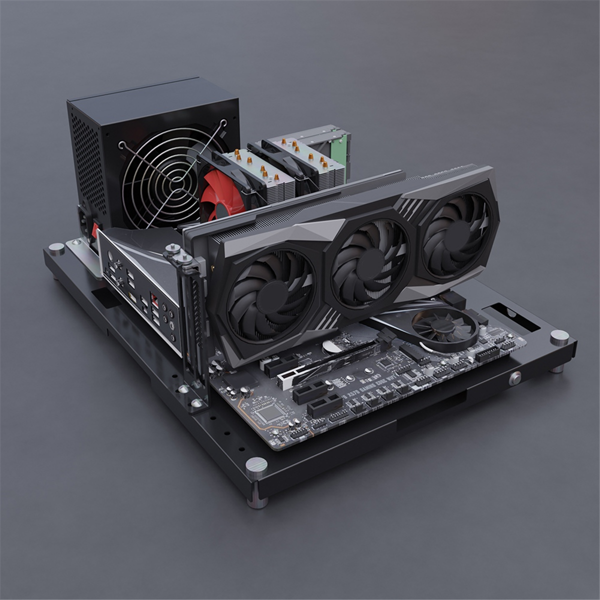 ABIY-PC Test Open Chassis Rack - Pc Gaming Test reseña y precio