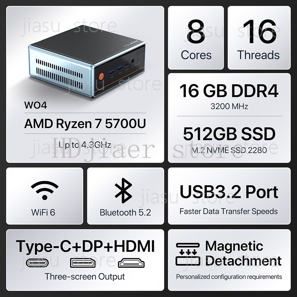 New Original AMD Ryzen 7 5700U - Pc Gaming Windows 7 reseña y precio