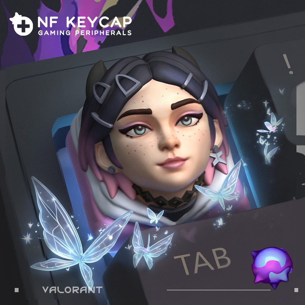 VALORANT Clove Keyboard Anime  - Pc Gaming Valorant reseña y precio
