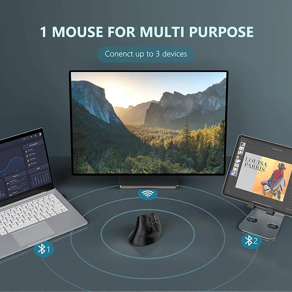 JOMAA 2.4G Wireless Mouse Rech - Pc Gaming Windows 7 reseña y precio