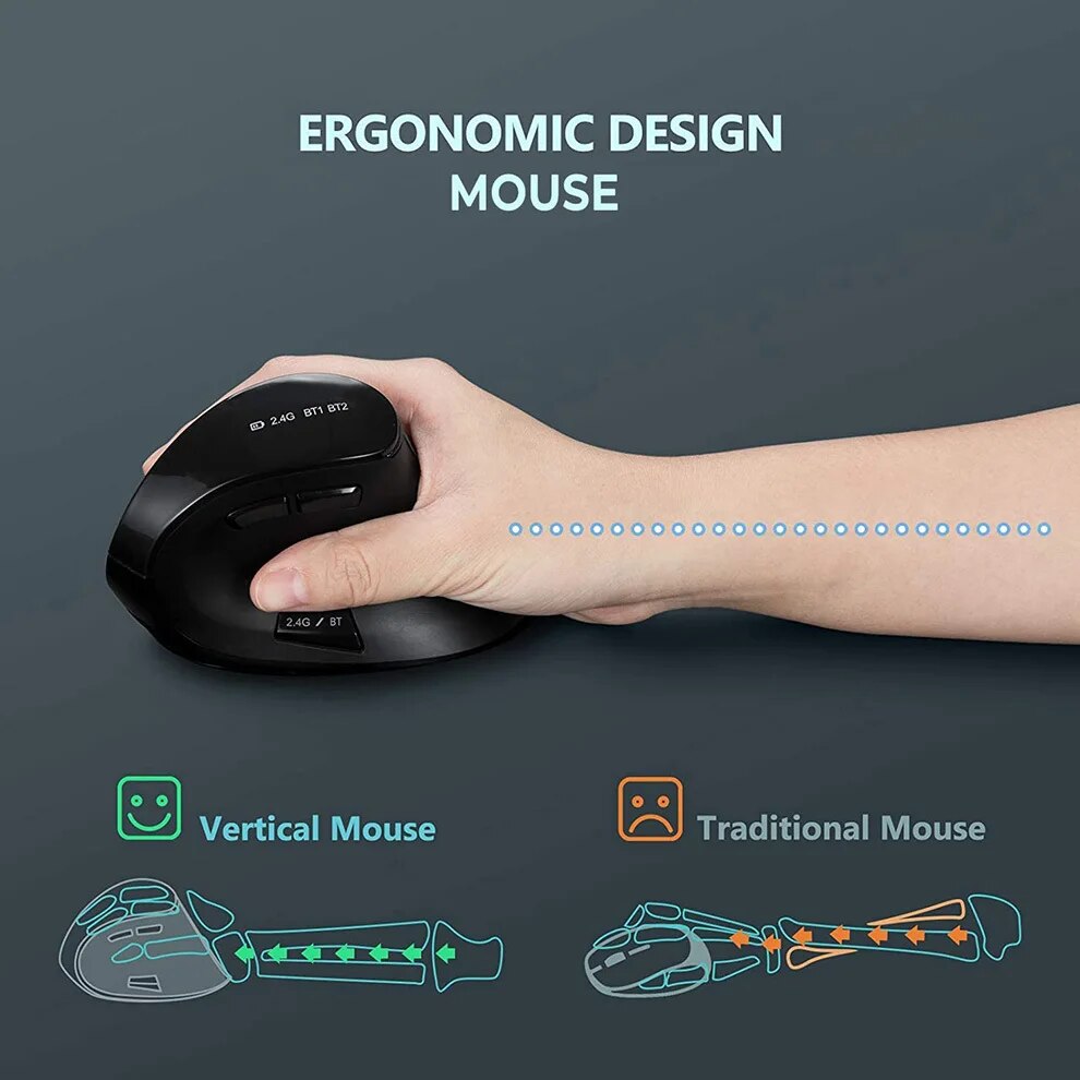 JOMAA 2.4G Wireless Mouse Rech - Pc Gaming Windows 7 reseña y precio