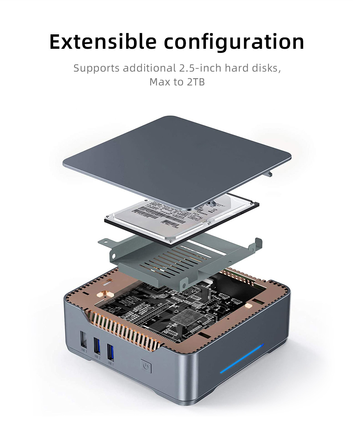 GK3V Pro mini pc Intel N5105 R - Pc Gaming Setup reseña y precio