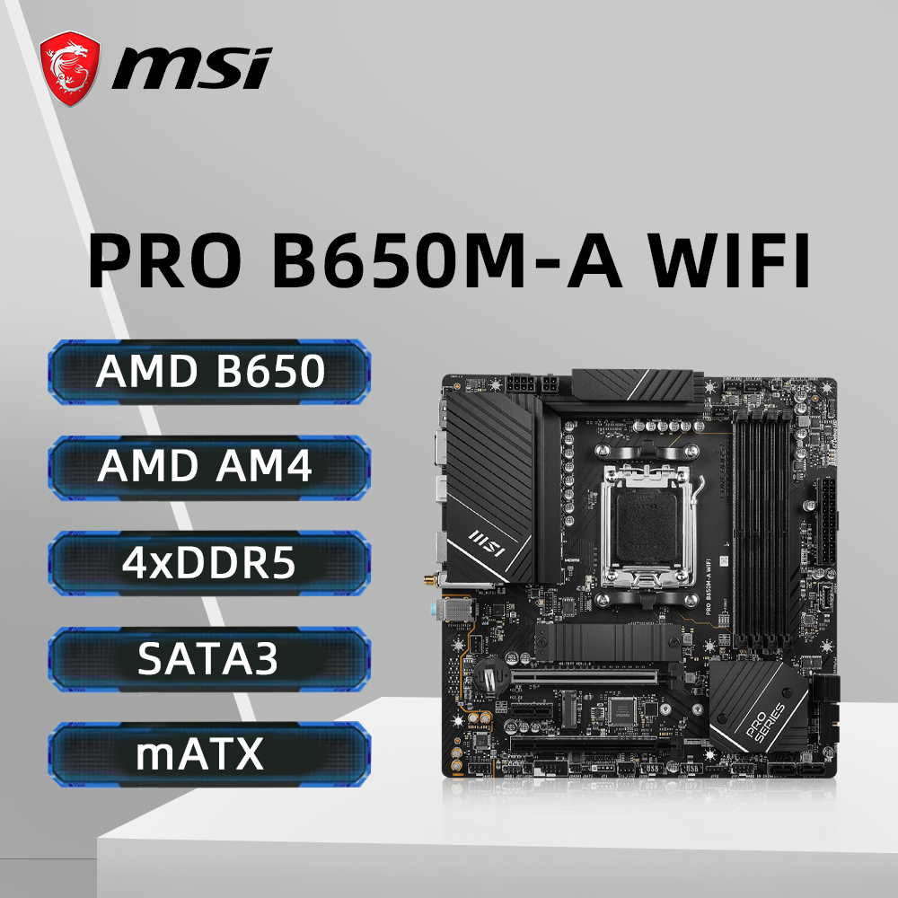 MSI PRO B650M-A WIFI Motherboa - Pc Gaming Core I5 reseña y precio