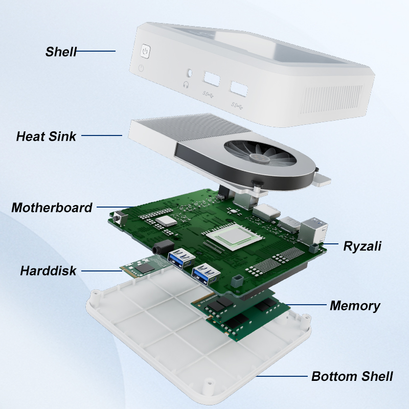 New AMD Mini PC Windows 11 Gam - Pc Gaming Windows 7 reseña y precio