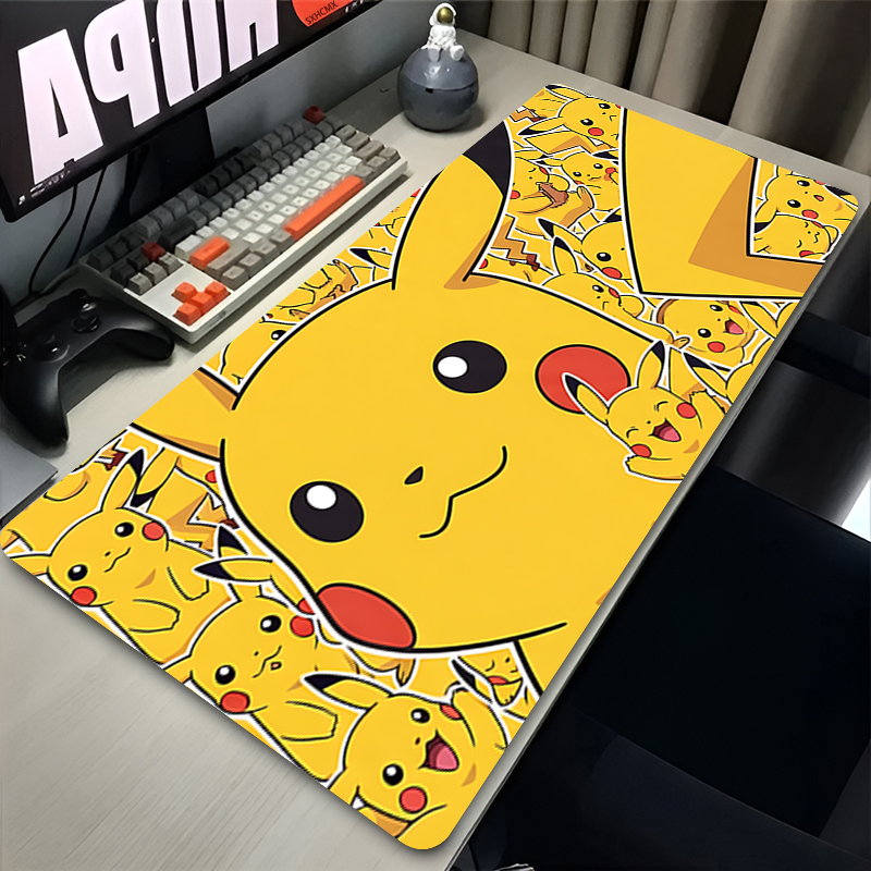 Mouse Pad P-pokemon Pikachu Co - Pc Gaming Custom reseña y precio