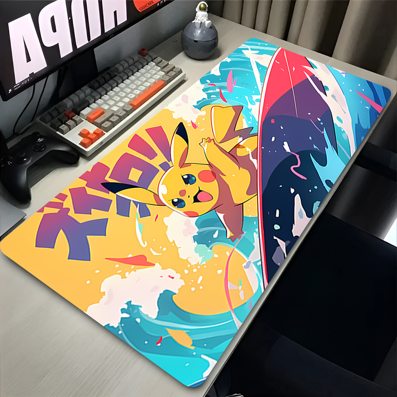 Mouse Pad P-pokemon Pikachu Co - Pc Gaming Custom reseña y precio