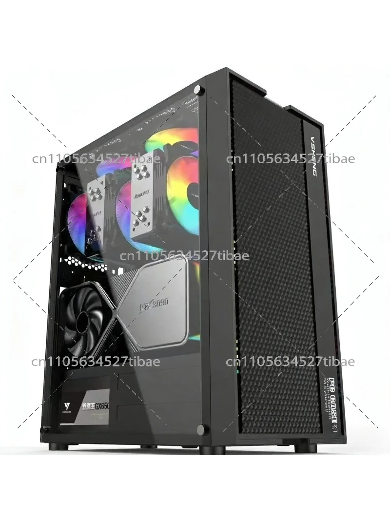 Black E-ATX Computer Case with - Pc Gaming High End reseña y precio