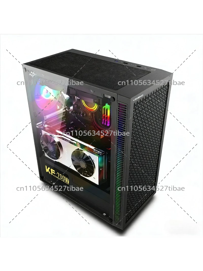 Black E-ATX Computer Case with - Pc Gaming High End reseña y precio