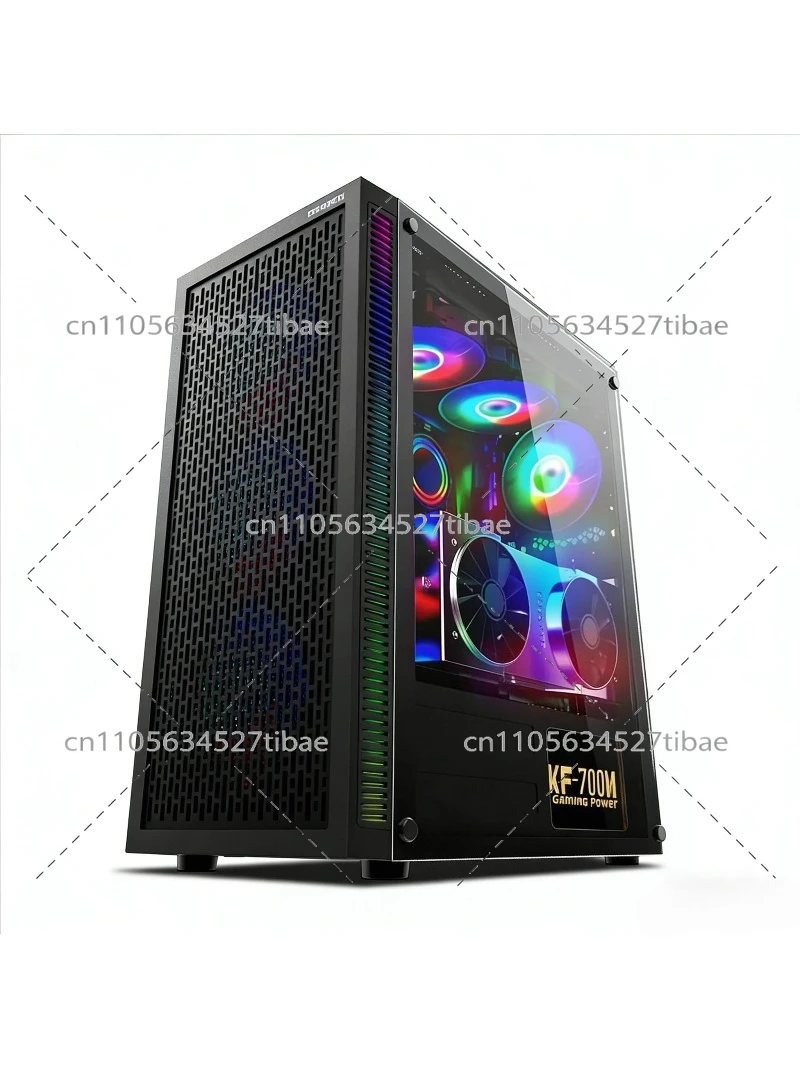 Black E-ATX Computer Case with - Pc Gaming High End reseña y precio